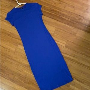 Blue cocktail dress